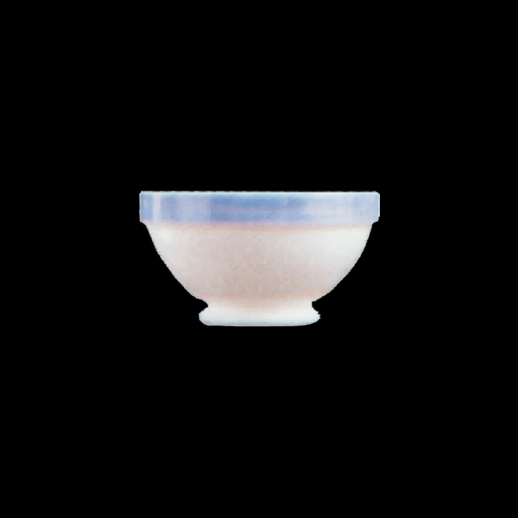 Suppenschale 13 cm, auf Fuß, Brush Blue