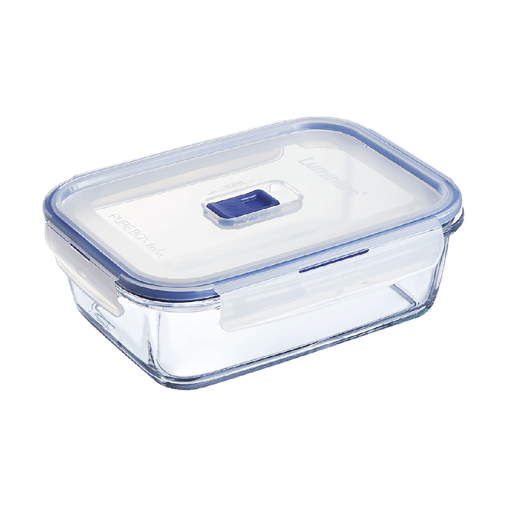 Dose rechteckig 21 x 16 cm, mit Deckel, Pure Box Active
