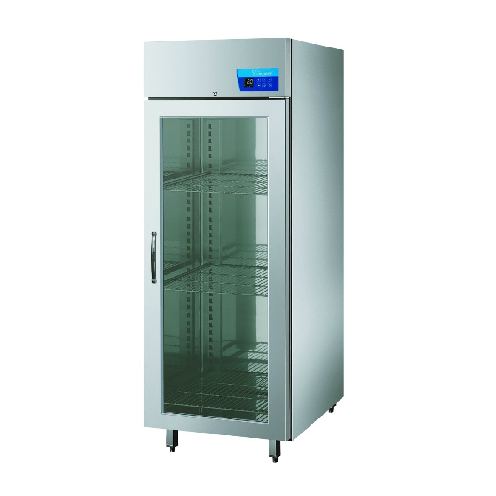 Kühlschrank 410 GN 1/1 mit Glastüre, 410 GN 1/1