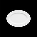Platte Fahne oval 33 x 23 cm, Fine Dining