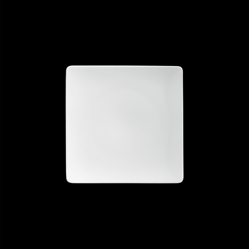 Teller flach coup eckig 24 cm, Fine Dining