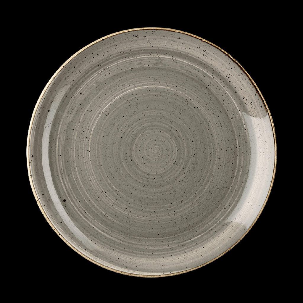 Teller flach coup 29 cm, Stonecast Dekor