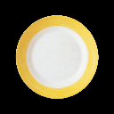 Teller flach 25,2 cm, Brush Yellow
