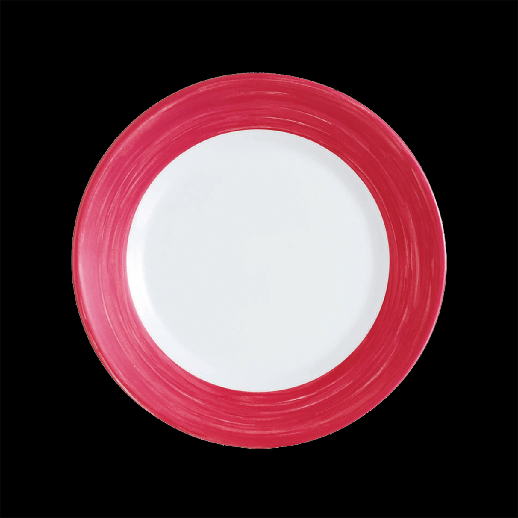 Teller flach 25,2 cm, Brush Cherry