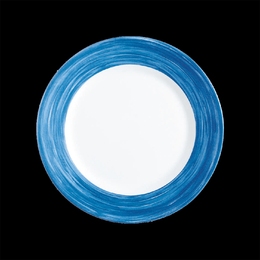 Teller flach 25,2 cm, Brush Blue Jean