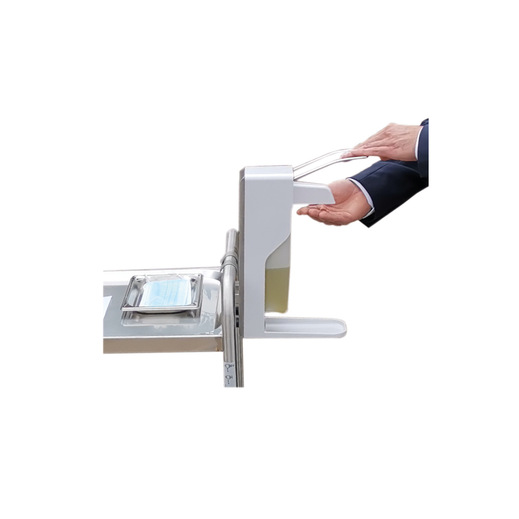 Desinfektionsspender + Halterung