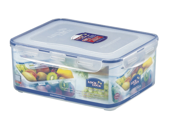 Frischhaltebox rechteckig 5,50 l, mit Ablaufgitter, LocknLock PP Classic