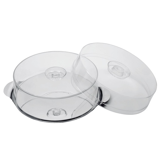 [9279460] Tortenplatte 30 cm, mit 2 Hauben