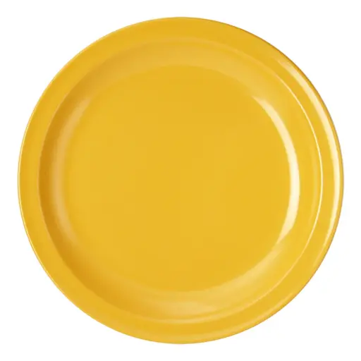 [9000504] Teller flach 23,5 cm, gelb