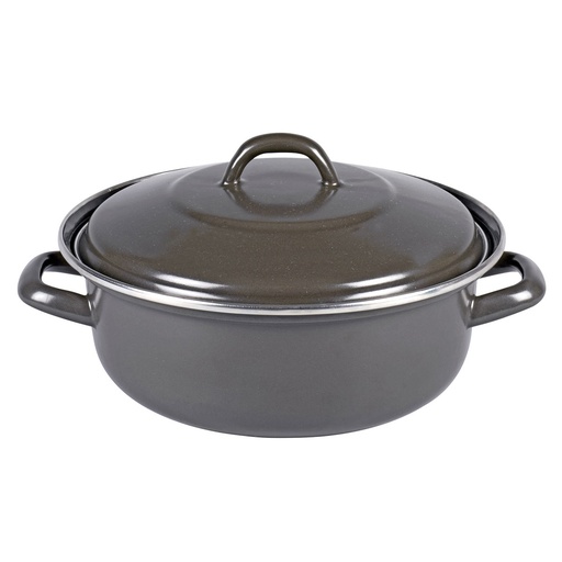 [9287831] Kölner Bräter Nostalgie 6 l Ø28cm emailliert schwarz matt, KB28           
