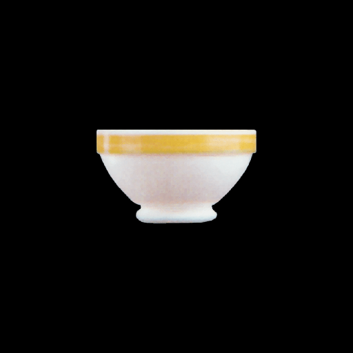 [9308195] Suppenschale 13 cm, auf Fuß, Brush Yellow