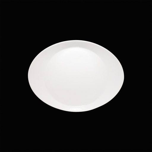 [9005450] Teller flach oval 31 cm, Signature