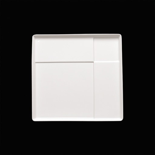[9005452] Teller flach eckig 30 cm, Signature