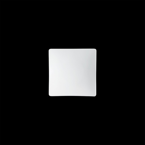[9006339] Teller halbtief coup eckig 16 cm, Fine Dining