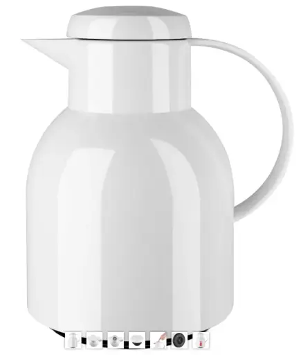 [9329592] Isolierkanne 1,0 l, Samba, weiß 