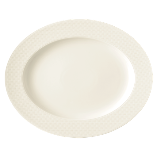 [9007988] Platte oval Relief 33 cm, Diamant