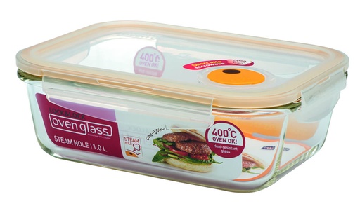 [9342279] Frischhaltebox rechteckig 1,00 l, LocknLock Oven Glass