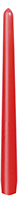 [9031071] Leuchterkerzen, rot L250xD22mm, Brenndauer ca. 7Std., 50St./Pk.