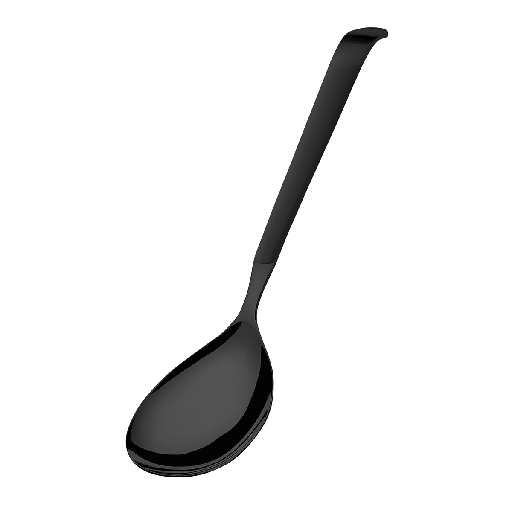 [9452197] Chafing Dish-Löffel, geschlossen, Buffet PVD schwarz