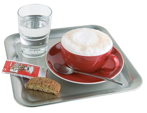 [9033553] Tablett eckig 23 x 23 cm, Kaffeehaus