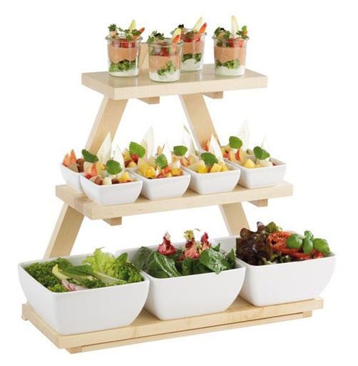 [9033774] Buffet-Gestell mit 3 Ebenen, Triangle