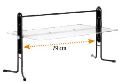 [9543217] Hygieneschutz 93 x 53 cm, Buffet Guard