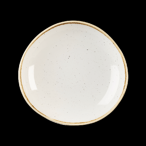 [9586118] Teller tief/Schale organisch 25 cm, Stonecast Dekor