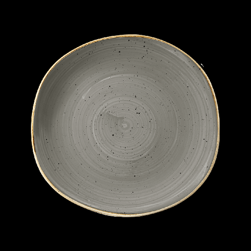 [9587260] Teller flach organisch 26 cm, Stonecast Dekor