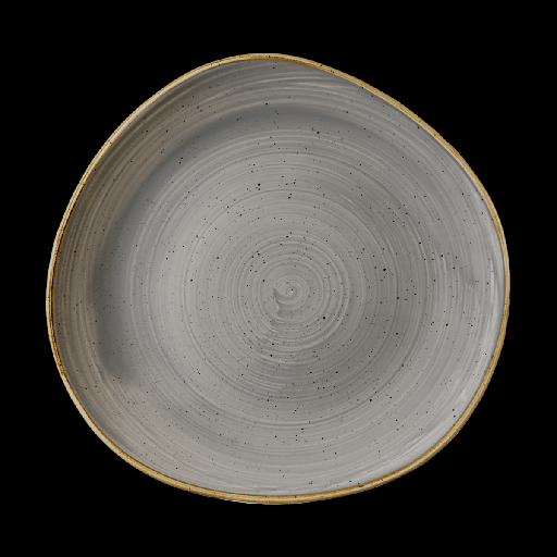 [9587262] Teller flach organisch 29 cm, Stonecast Dekor