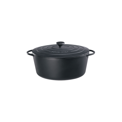 [9036725] Bratentopf oval 33 cm, mit Deckel, Provence