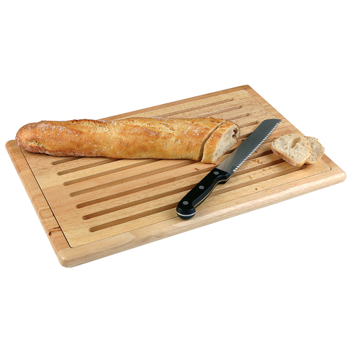 [9037104] Brotschneidebrett 48 x 32 cm, Rubberwood