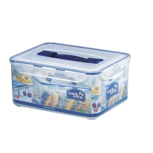 [9040145] Frischhaltebox rechteckig 6,50 l, mit Ablaufgitter und Tragegriff, LocknLock PP Classic