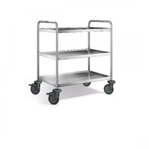 [9056023] Servierwagen mit 3 Borden 800 x 500 mm